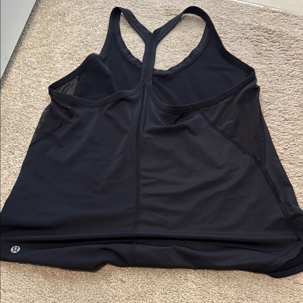 Lululemon Black Racerback Tank Top